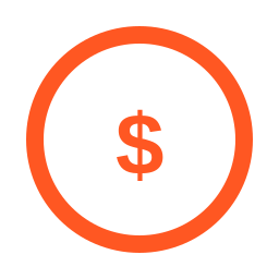 Icon representing cost-effective solutions